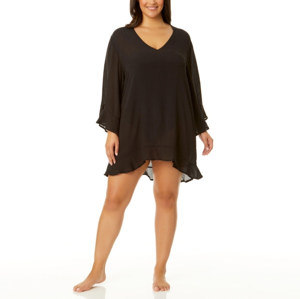 Anne Cole Ladies V-Neck Tunic Cover-up 